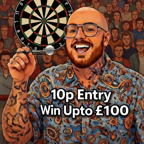 TEN PENCE DARTS - 10p ENTRY!